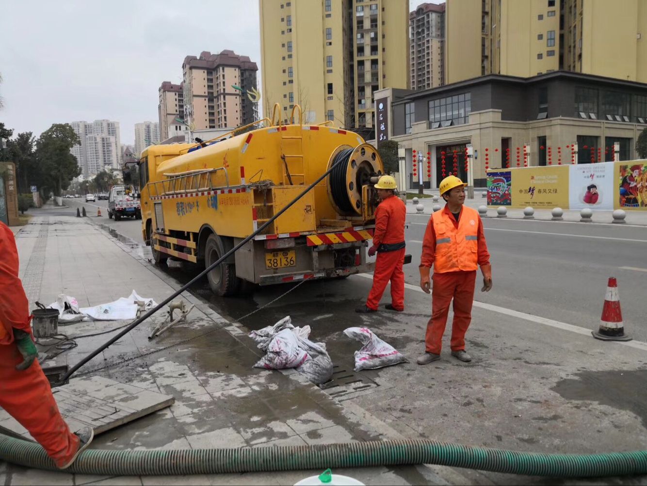 鄱阳排污管道清淤-管道清洗